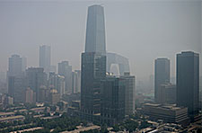 WANG ZHAO/AFP/Getty Images Citizen outrage last year over Beijing's poor air quality pressured the government to act.